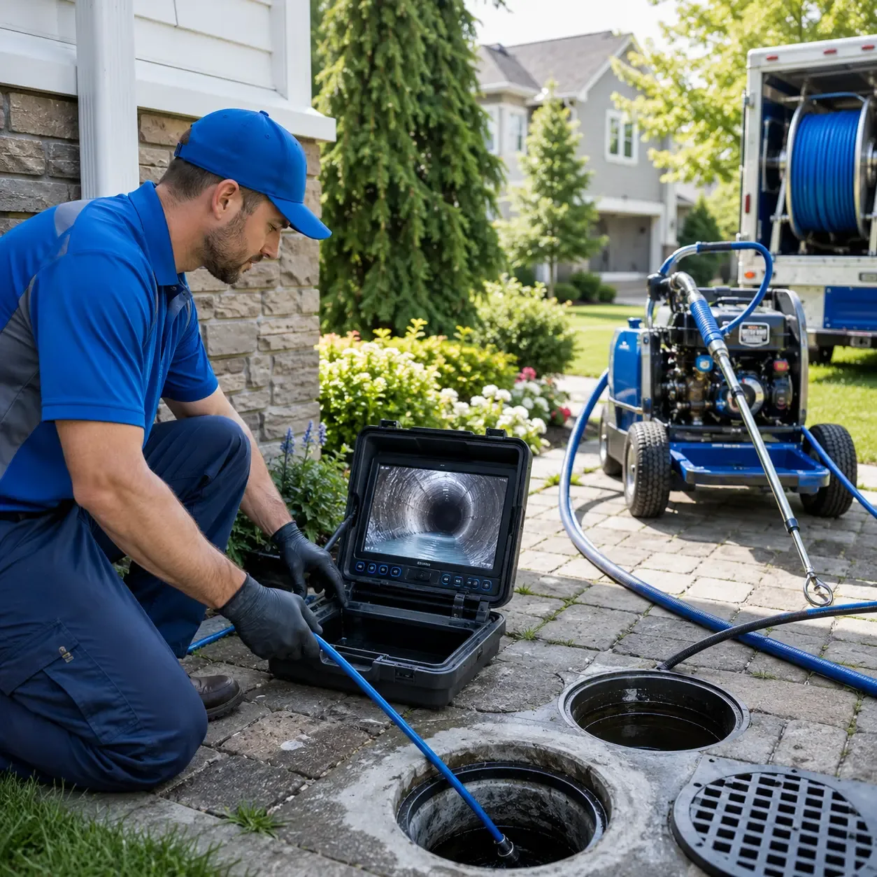 Outdoor drain cleaning professionals serving Petersburg, VA